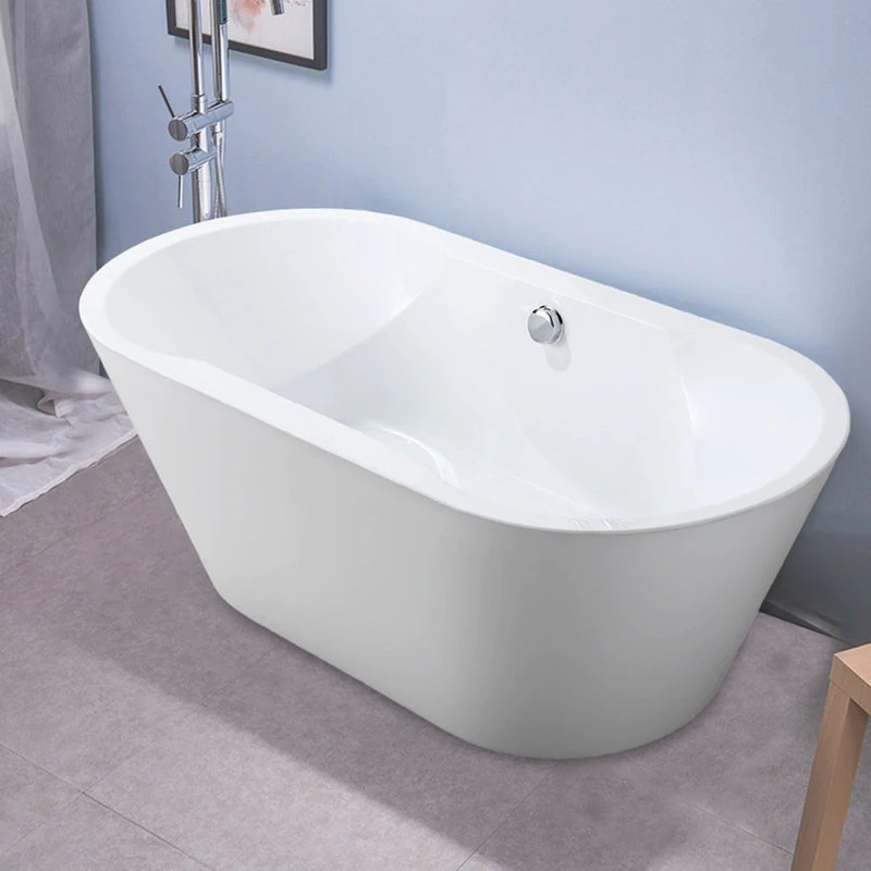 Vanity Art LLC Vanity Art Freestanding Acrylic Bathtub, 31.5"x67"x23.6" - Image 10