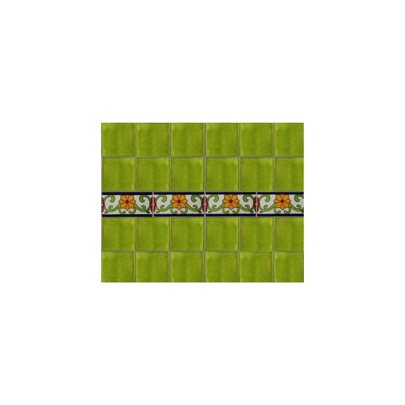 Fine Crafts & Imports 3x6 8 Pcs Cadalso Subway Mexican Tile - Image 2