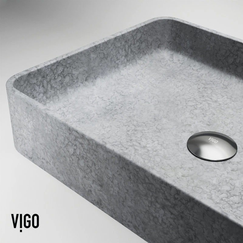 VIGO 19 In. X 14 In. Round Bathroom Vessel Sink - Image 10