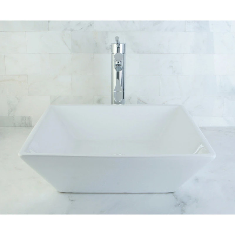 Kingston Brass Fauceture Vessel Sink, White - Image 4