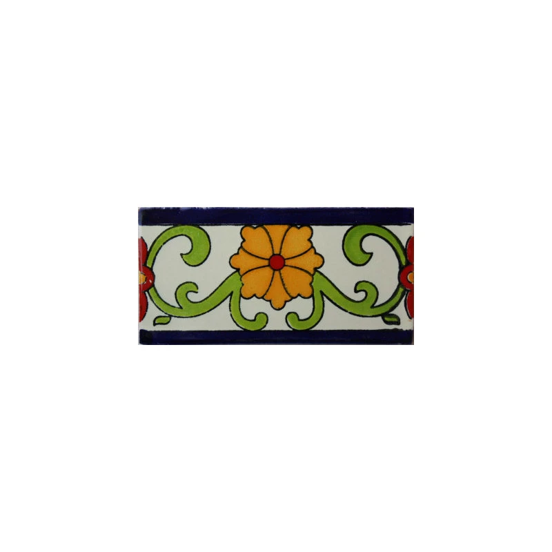 Fine Crafts & Imports 3x6 8 Pcs Cadalso Subway Mexican Tile