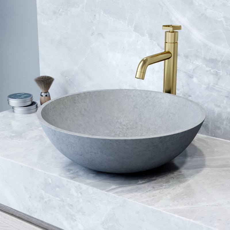 VIGO 16 In. X 16 In. Round Bathroom Vessel Sink - Image 2