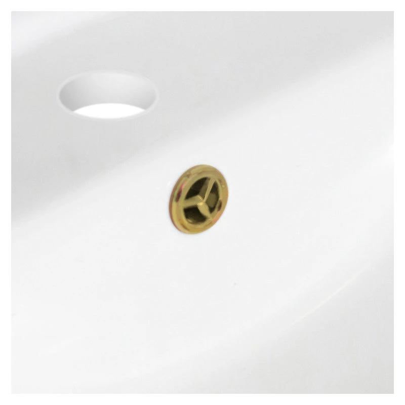 American Imaginations 23.75-in. W 1 Hole Ceramic Top Set In White Color - Image 7