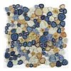 Fancy Decorative Mosaic Growing Blue 11.50 X 11.50