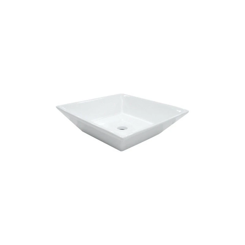 Kingston Brass Fauceture Vessel Sink, White