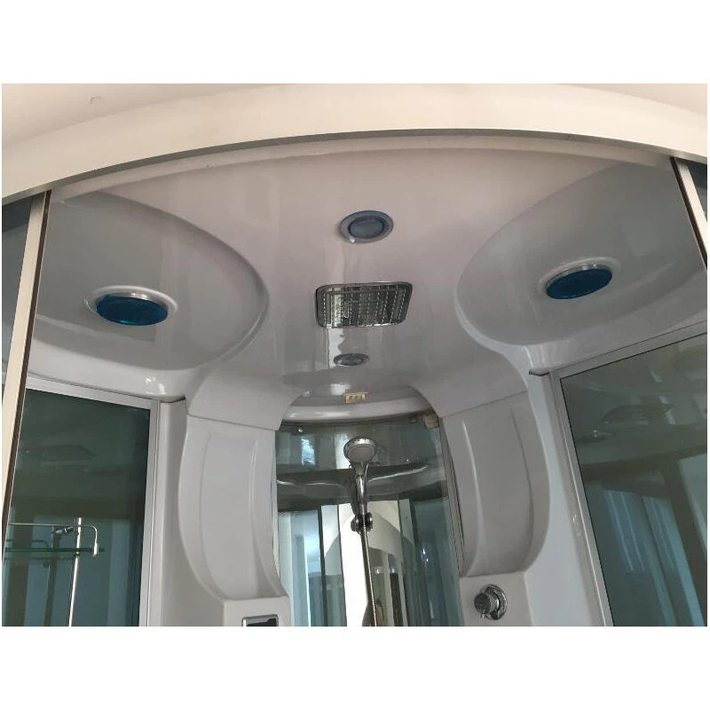 Simbashoppingusa Whirlpool Corner Bathtub Shower 59.05" X 59.05" With Heater - Montecarlo - Image 2