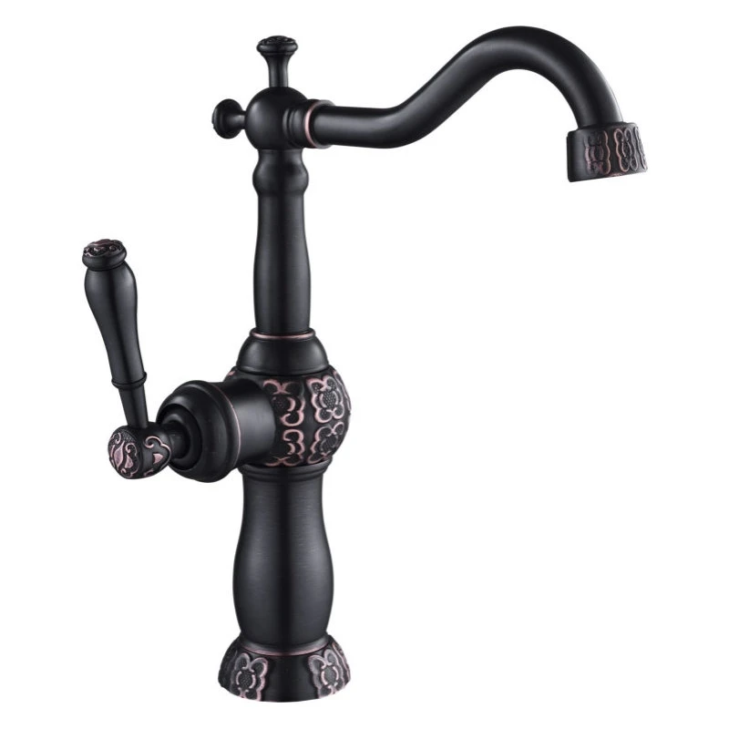 SimplyCopper 14" Round Copper Vessel Bath Sink, 13" ORB ClayborneFaucet & Daisy Drain - Image 3