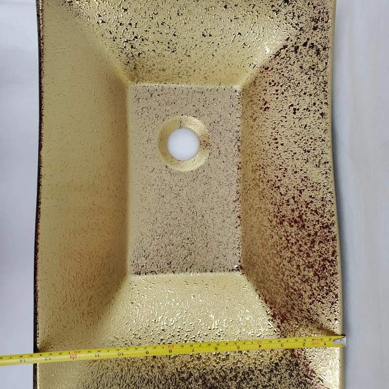 American Imaginations American Imagination 20.08"W Bathroom Vessel Sink, Gold - Image 7