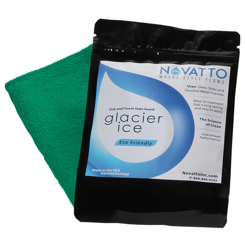 Novatto Tartaruga Glass Vessel Sink And Drain, Matte Black - Image 5