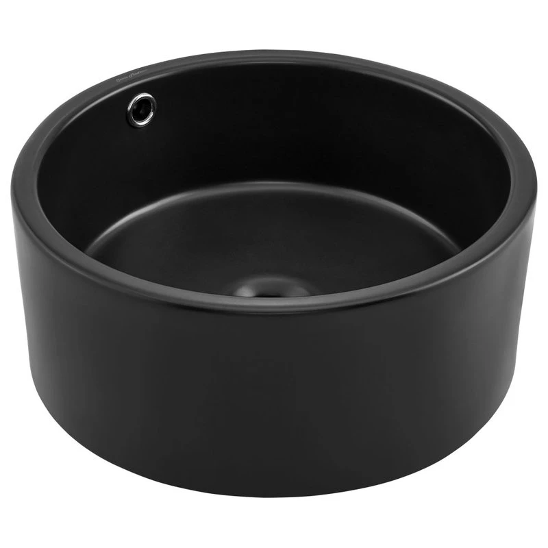 Swiss Madison Monaco Round Vessel Sink, Matte Black - Image 3