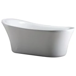 OVE Decors Rachel Acrylic White Bathtub