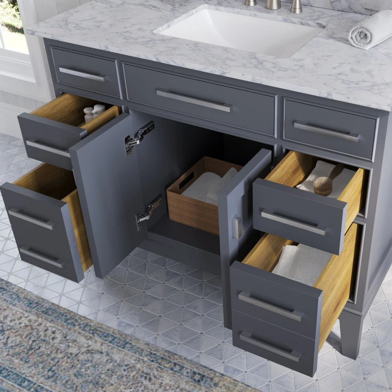 MOD The Fairmont Bathroom Vanity, Single Sink, 42", Maple Gray, Freestanding - Image 5