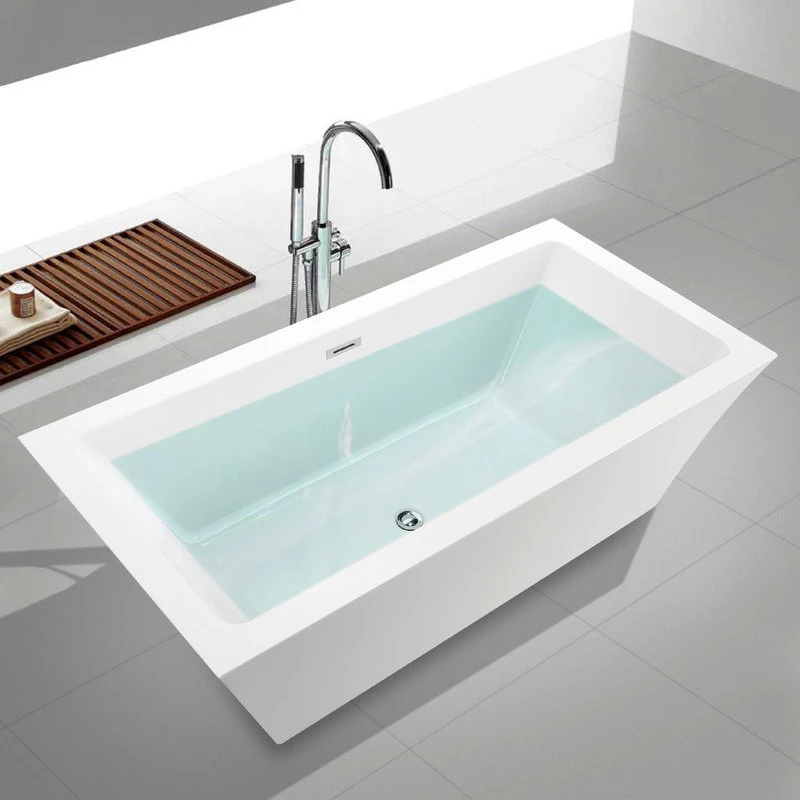 Vanity Art LLC Vanity Art 59" Freestanding Acrylic Bathtub - Image 10