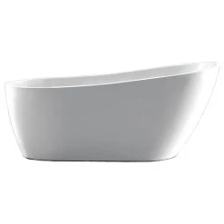 Vanity Art LLC Vanity Art Freestanding Acrylic Bathtub, 66.9 In. X 31.5 In.