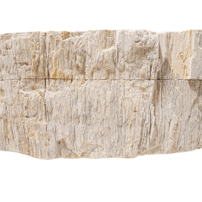 Novatto Petrified Fossil Wood Vessel Sink, Irregular Shape And Color - Image 6