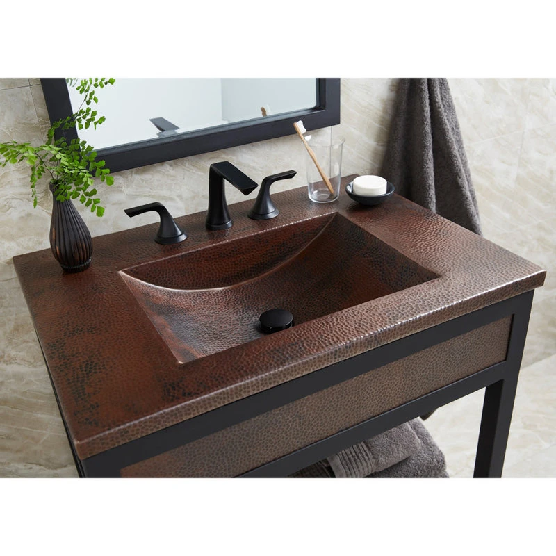 Native Trails Cozumel Vanity Top, Antique Copper, 30" - Image 2