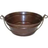 SimplyCopper Aged Copper Vessel BUCKET Bathroom Sink