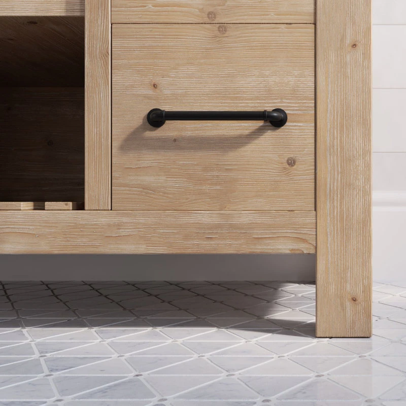 MOD Rawley Bath Vanity, Weathered Fir, 42", Single Sink, Marble Top, Freestanding - Image 7