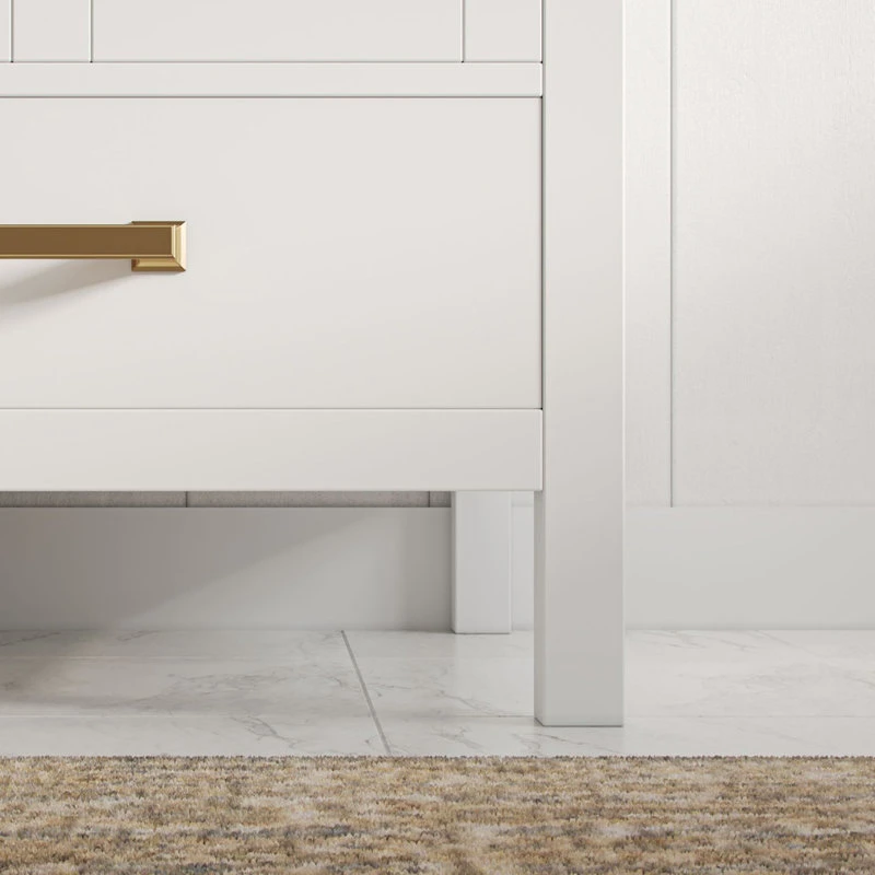 MOD Eleanor Bath Vanity, White, 60", Double Sink, Freestanding - Image 7