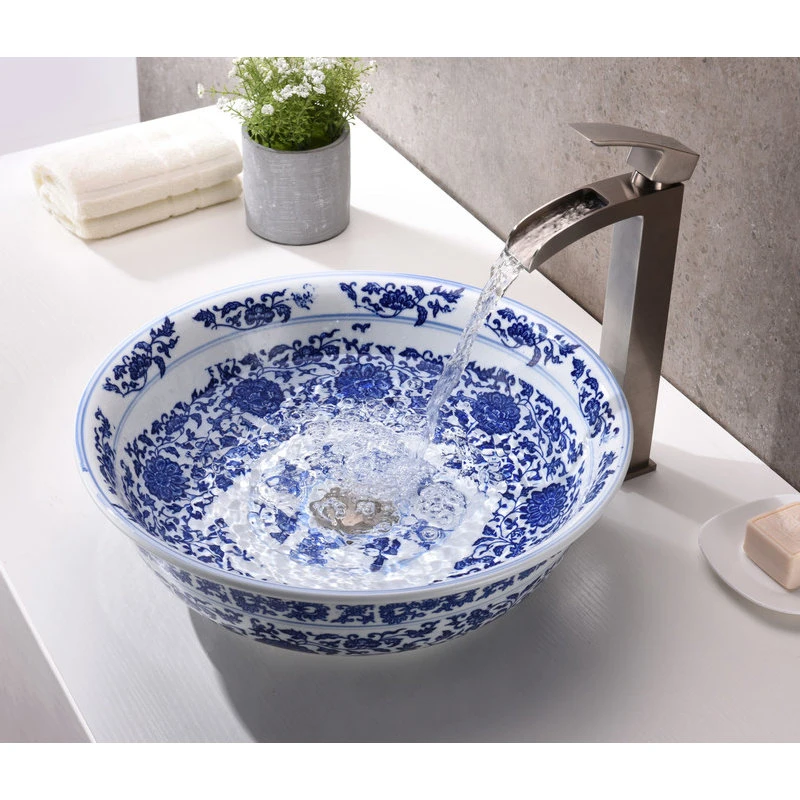 ANZZI Cadence Series Vessel Sink In Decor White - Image 3