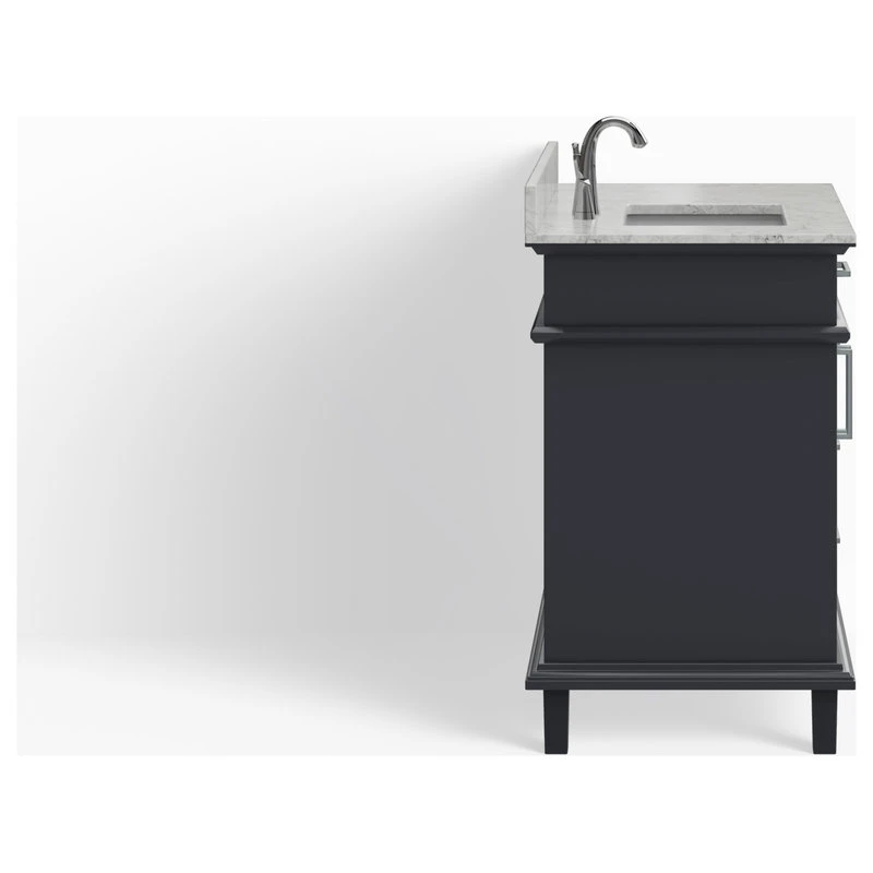 MOD The Helm Bathroom Vanity, Gray, 42", Single Sink, Freestanding - Image 11