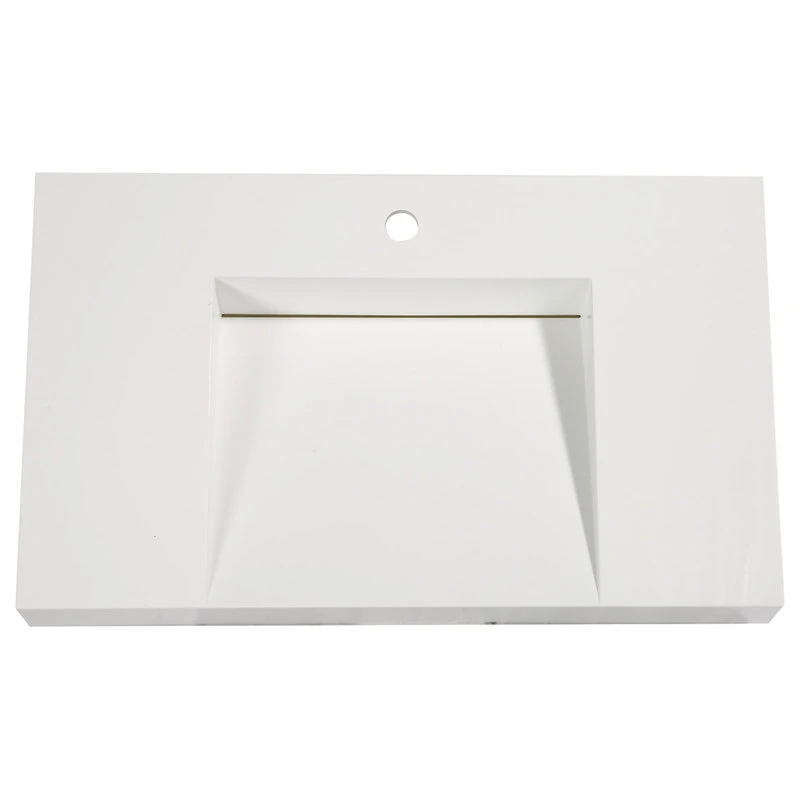 Aquamoon Venice Infinity Modern Bathroom Vessel Sink, 31 1/4" - Image 5