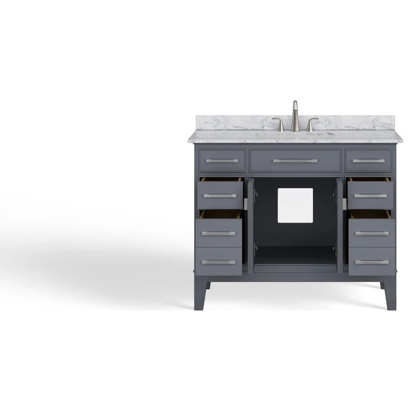 MOD The Fairmont Bathroom Vanity, Single Sink, 42", Maple Gray, Freestanding - Image 12