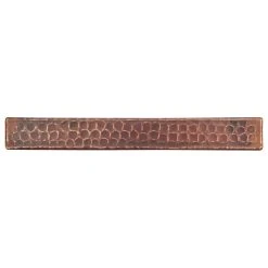 Premier Copper Products Hammered Copper Tile, 1"x8", Single