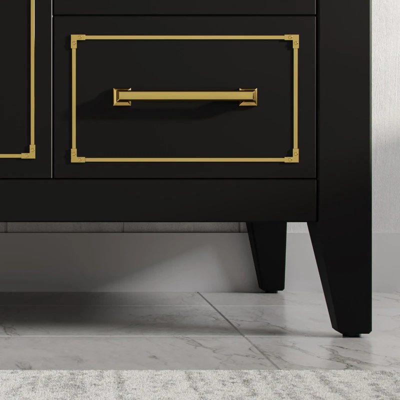 MOD The Monaco Bathroom Vanity, Black Onyx, 48", Single Sink, Freestanding - Image 7