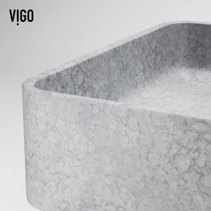 VIGO 19 In. X 14 In. Round Bathroom Vessel Sink - Image 9