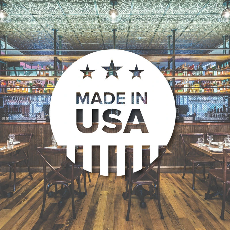 American Tin Ceilings Tin Ceiling 5-Pack Kit, 2' X 2', Stainless Steel Pattern #03 - Image 3