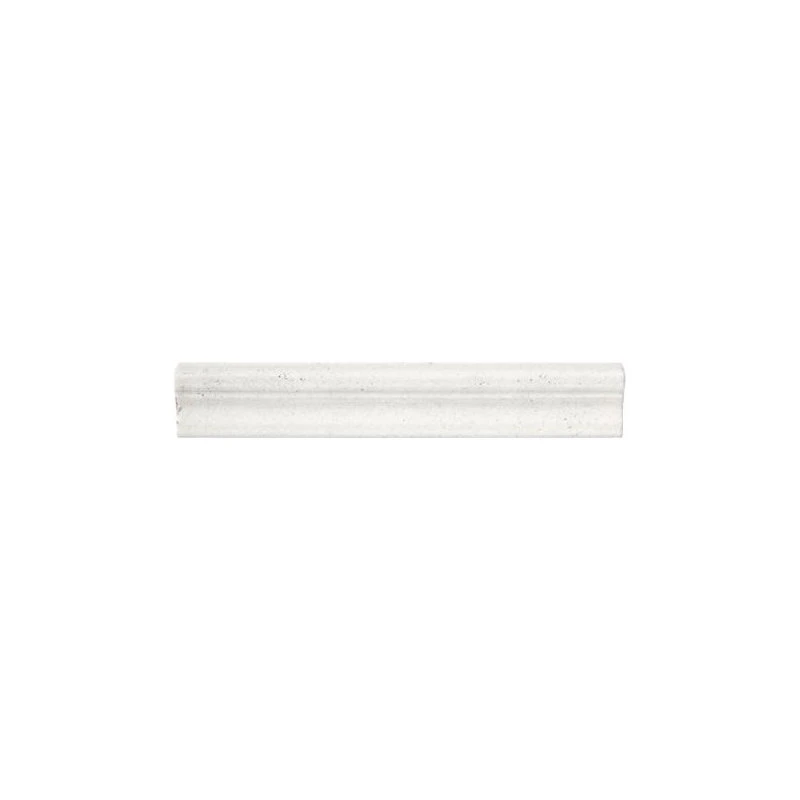 The Tile Shop Annie Selke Artisanal White Moldura Ceramic Wall Trim Tile