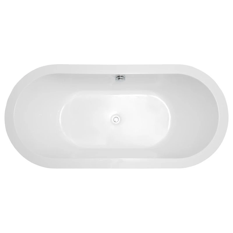 Vanity Art LLC Vanity Art Freestanding Acrylic Bathtub, White, Small - Image 12
