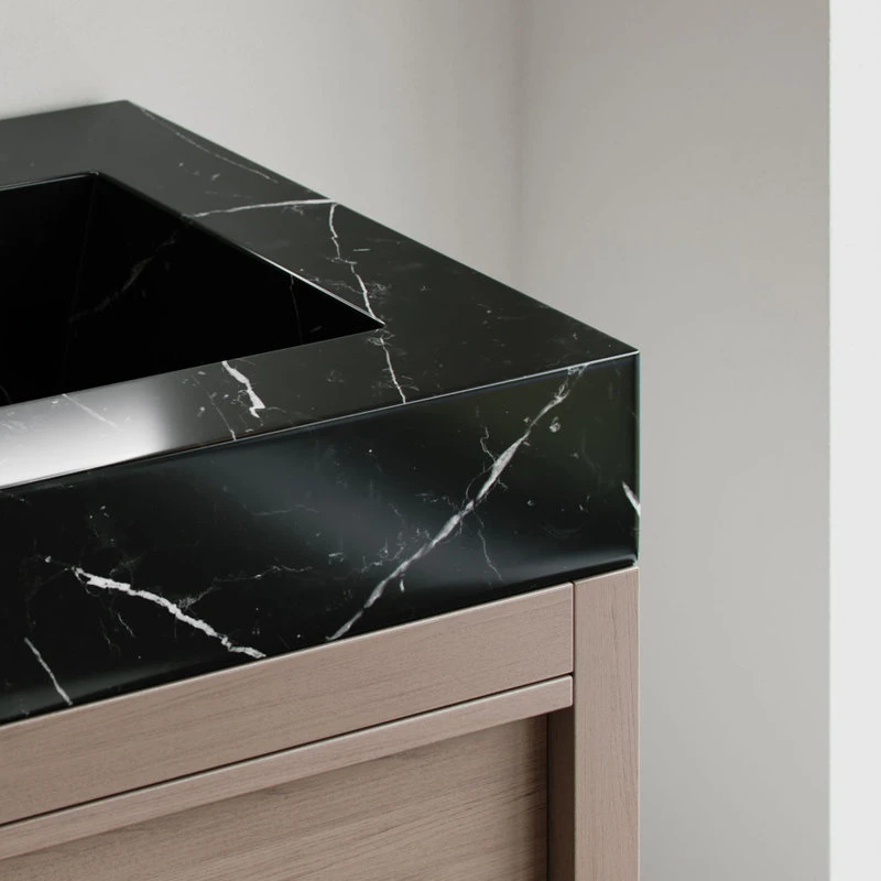 MOD The Shoji Bathroom Vanity, Double Sink, 48", Chestnut Oak, Freestanding - Image 6