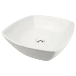 MR Direct Sinks And Faucets V1802 Porcelain Vessel Sink, Bisque, Sink Only, No Additional Accessories