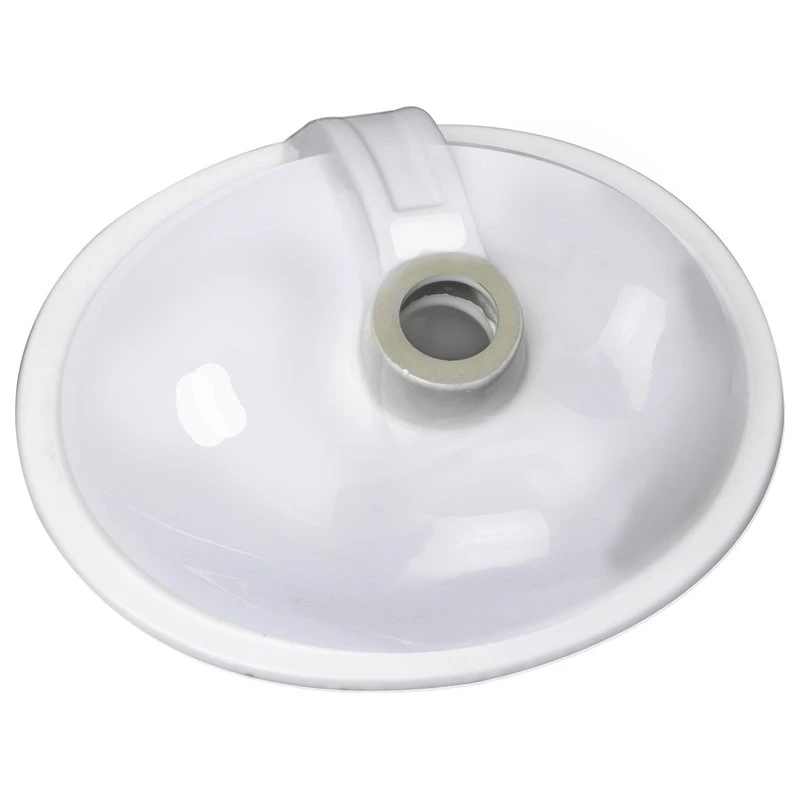 Nantucket Sinks 13"X 10"Glazed Bottom Undermount Ceramic Sink - Image 5
