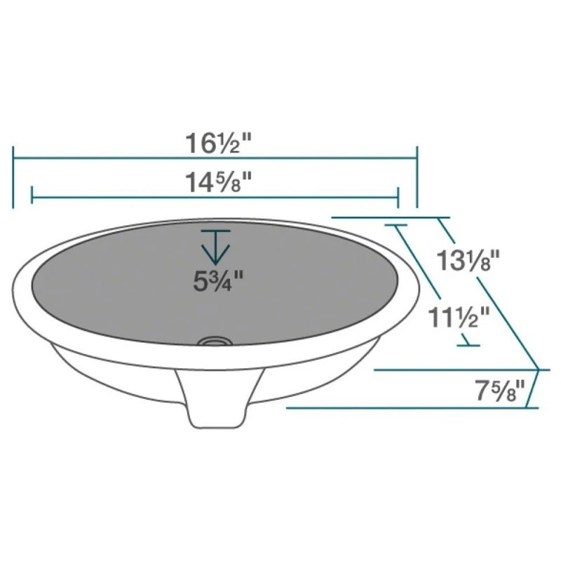 MR Direct Sinks And Faucets UPS Undermount Porcelain Sink, Black, No Additional Accessories - Image 3