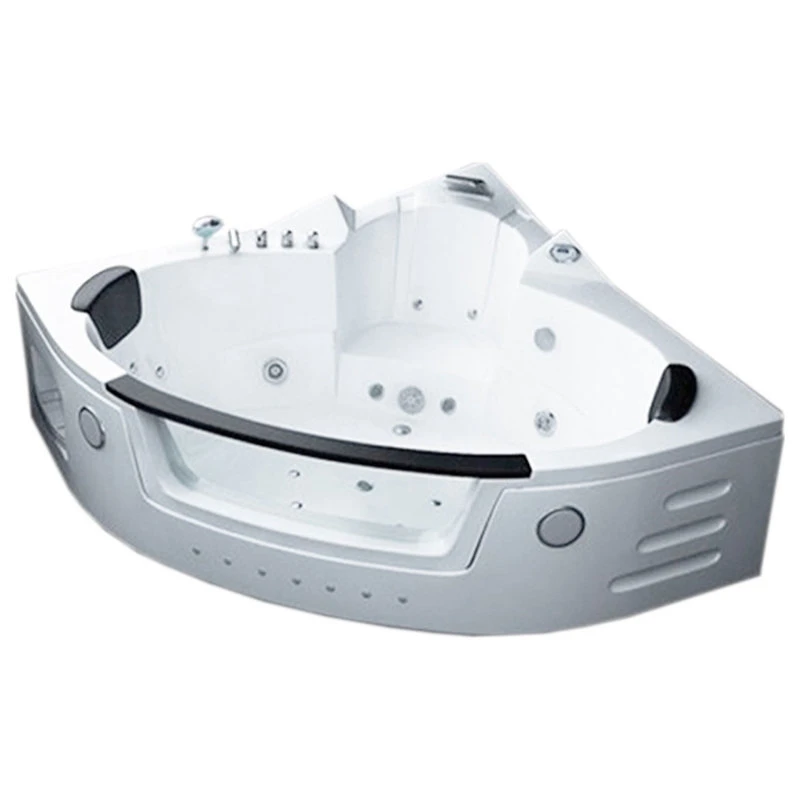 Simbashoppingusa Whirlpool Bathtub 59"x59" Double Pump Heater, Santangels