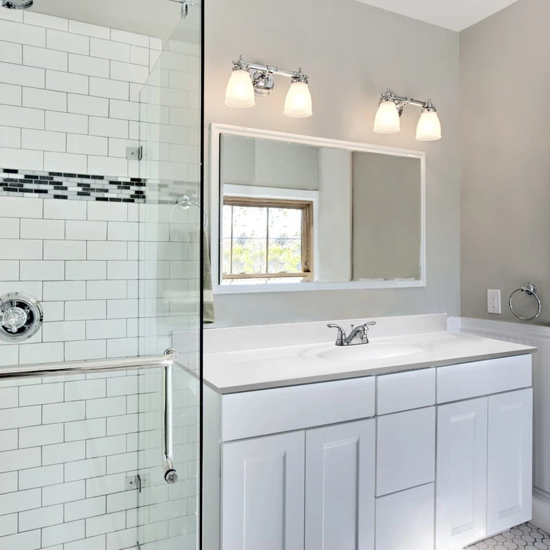 Design House 586156 43" Cultured Marble Vanity Top - Solid White - Image 3