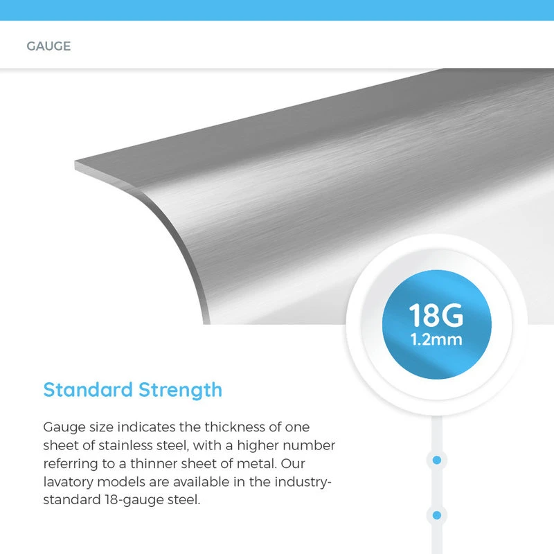 MR Direct Sinks And Faucets Stainless Steel Vanity Sink - Image 5