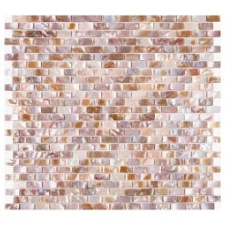 CHOIS B03S Walls Tiles Mother Of Pearl Shell Tile Mosaic I-Shaped Rectangle Home Decor