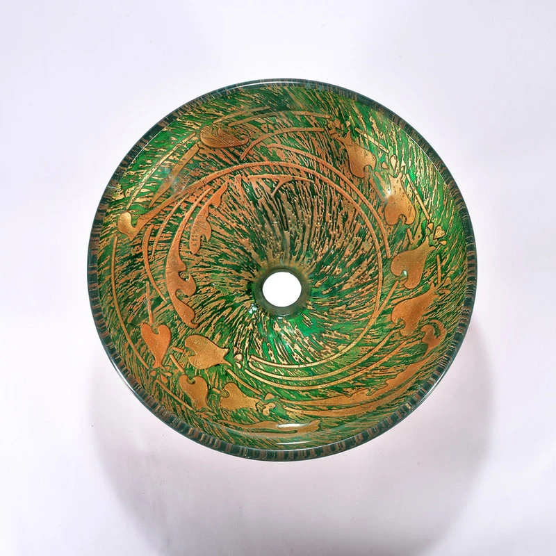 InFurniture Inc., Eclectic Style Glass Vessel Sink - Image 3