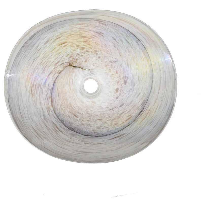 Native Trails Sorrento Murano Glass Bathroom Sink, Beachcomber - Image 9