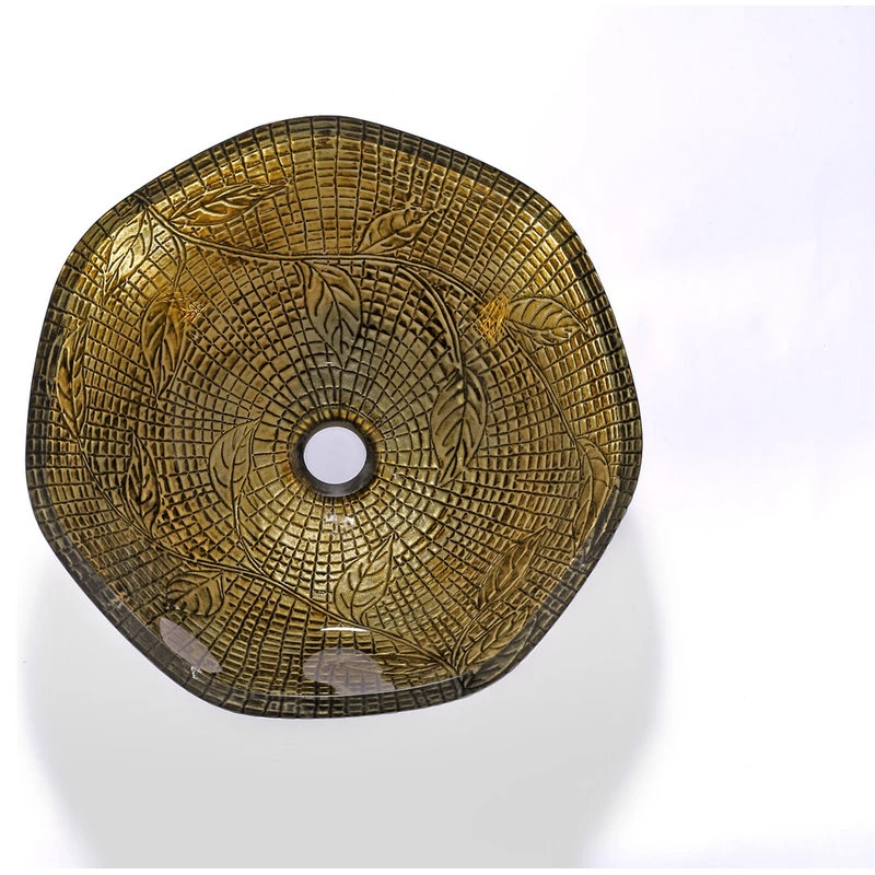 InFurniture Inc., Asian Style Glass Vessel Sink - Image 3