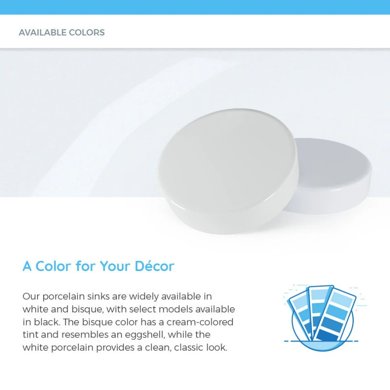 MR Direct Sinks And Faucets U1414-Bisque Undermount Porcelain Bathroom Sink, Bisque, Sink Only - Image 4