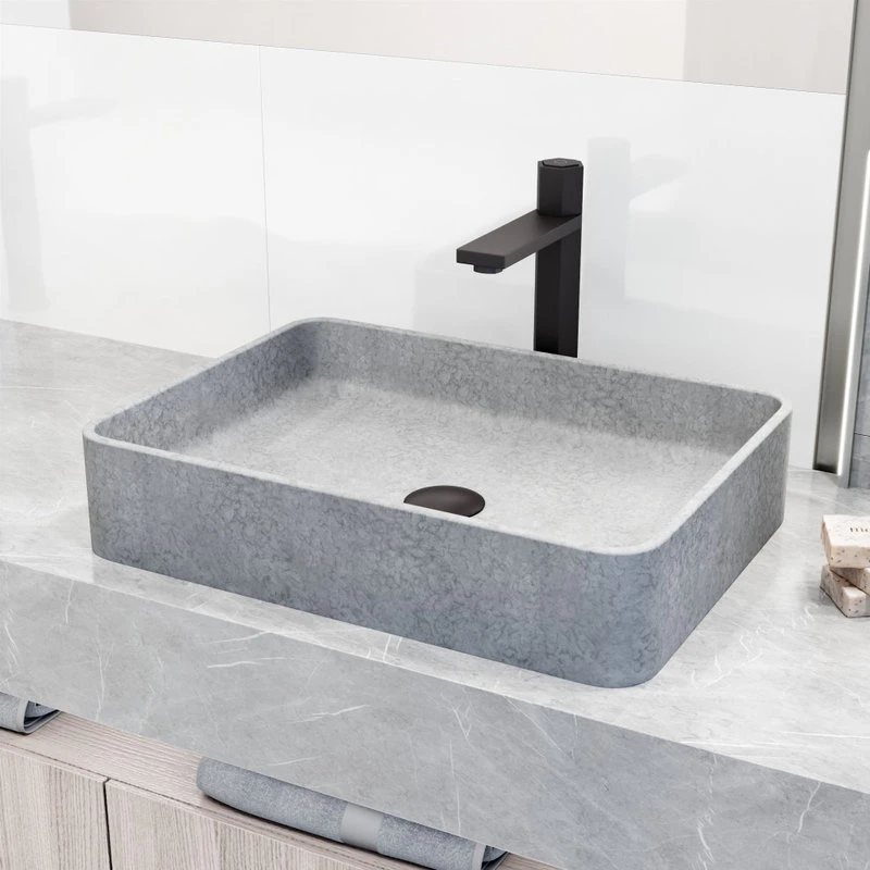 VIGO 19 In. X 14 In. Round Bathroom Vessel Sink - Image 4