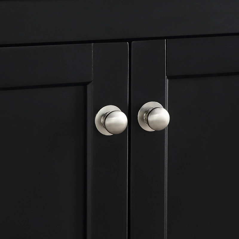 Fresca Manchester 30" Single Bathroom Vanity In Black With White Ceramic Top - Image 6