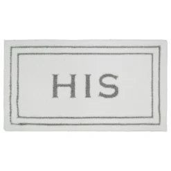 Mohawk Home His/Hers Accent Bath Rug, Flint, 2'x3'4", "His"