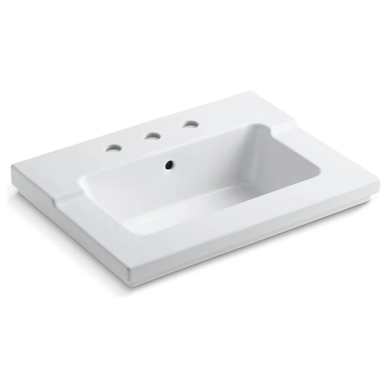 Kohler K-2979-8 Tresham 25 7/16" Drop In Vitreous China Vanity - White - Image 2