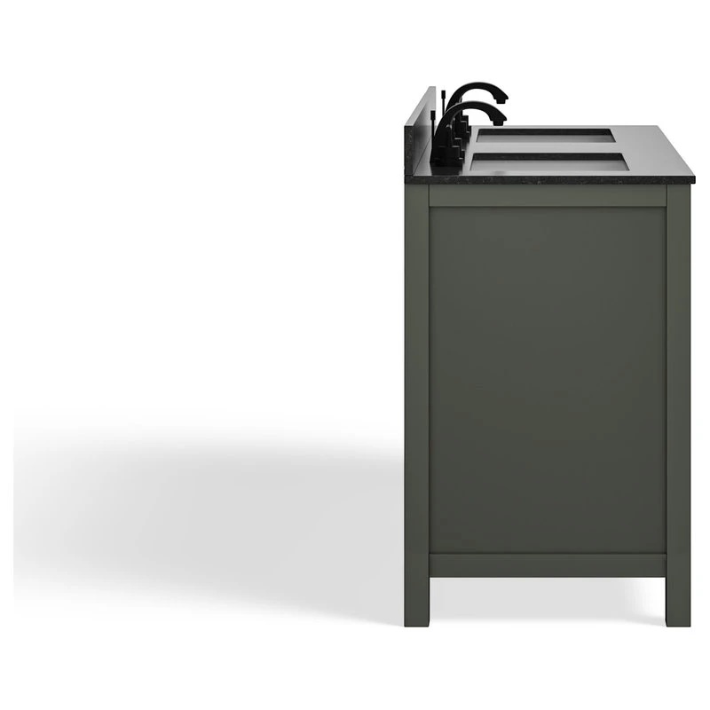 MOD Woodruff Bath Vanity, Double Sink, 54", Pewter Green, Freestanding - Image 11